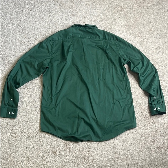 Croft & Barrow Green Casual Button Down Shirt - Picture 5 of 5